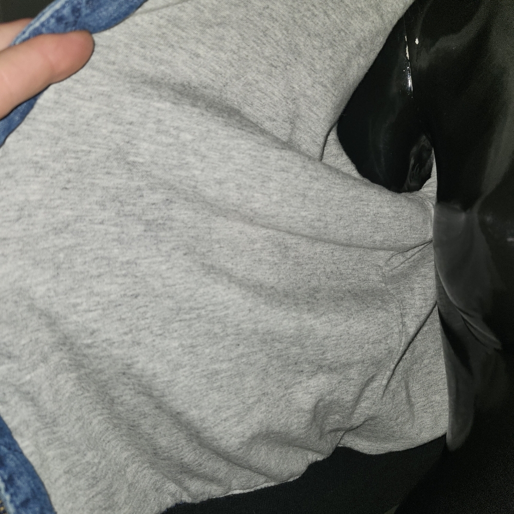 Juniors Hudson Chambray Bomber Jacket XL - Picture 4 of 6